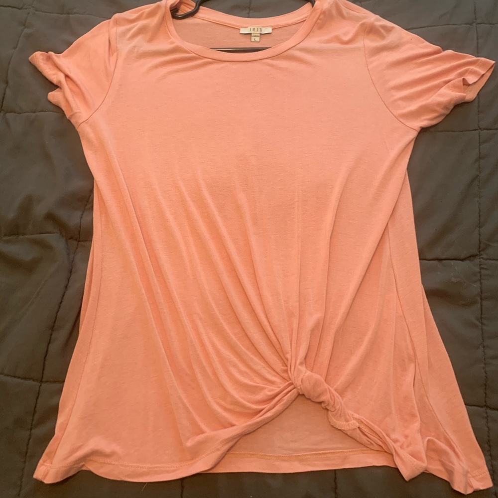 Plain simple pink shirt with tie